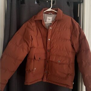 Men's Katin OTG Yukon Puffer Jacket, size Medium, color Rust, NEW